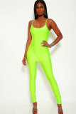Casual Solid Sleeveless Sling Jumpsuit MZ-2011