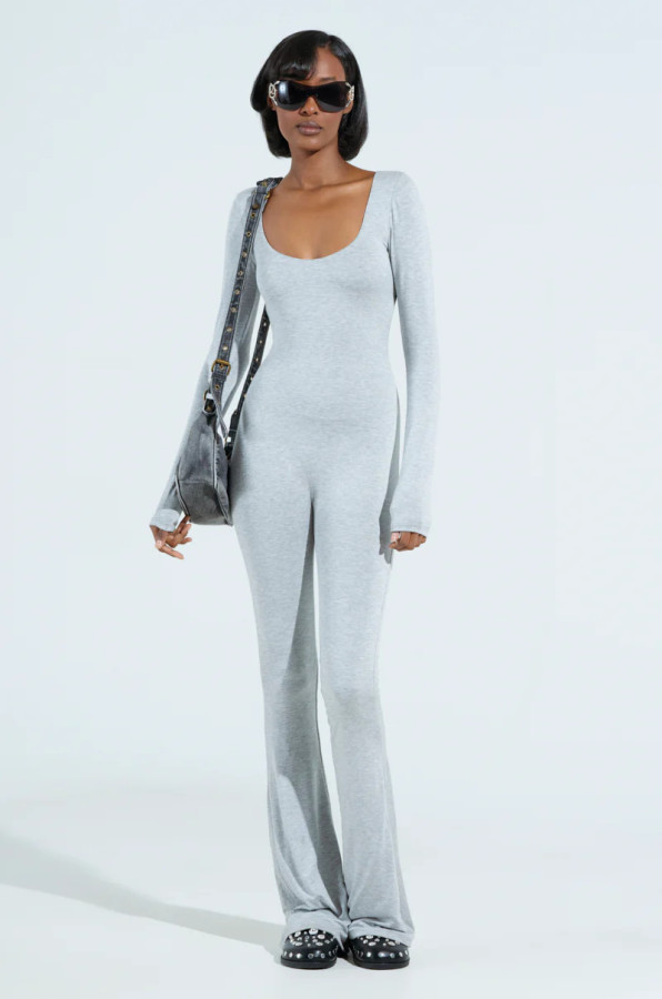 Long Sleeve Backless Yoga Sport Jumpsuit GQLK-0597