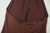 Sleeveless Solid Color Maxi Dress GJYO-303723
