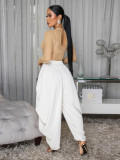 Solid Color Casual Pants BMF-795-1