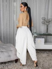 Solid Color Casual Pants BMF-795-1
