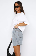 Casual Loose Denim Shorts GYAN-8946