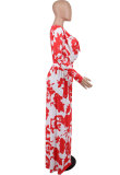 Long Sleeve Print Two Piece Pants Set XHXF-8635