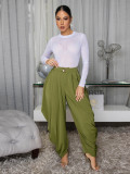 Solid Color Casual Pants BMF-795-1