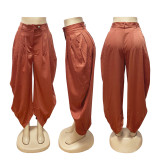 Solid Color Casual Pants BMF-795-1