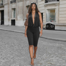 Deep V Neck Backless Seventh Jumpsuit GDSF-J26JP015