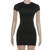 Sexy Hollow Out Backless Mini Dress XEF-K6D02037A