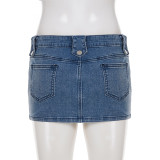 Casual Simple Denim Skirt GPKJ-MR46255