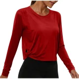 Solid Color Long Sleeve T Shirt GYZY-6703