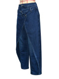 Irregular High Waist Wide Leg Pants SH-S391529