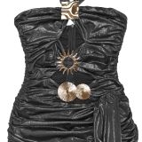 Sexy Tie Up Backless High Split Maxi Dress BY-7666