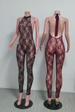 Sexy Backless Solid Color Jumpsuit XMCS-2024228