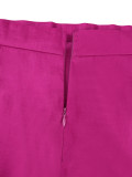 Plus Size Ruffles Solid Color Cake Skirts GKEN-ASK051046