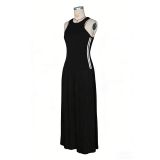 Solid Color Sleeveless Knits Maxi Dress ZSD-0780