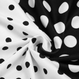 Sexy Polka Dot Print Short Sleeve Rompers GDSF-D26RP081