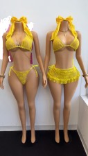 Pre Order: About 7 work days shipping Sexy Lace 3 Piece Set YUEM-202620