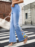 Casual High Waist Flare Jeans GYXN-16186