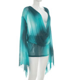 Mesh See Through Mini Dress GDSF-J26DS159