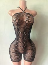 Pre Order: About 7 work days shipping Sexy Mesh Romper YUEM-202632