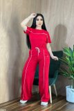 VIP1 Print Short Sleeve Pants 2 Piece Set GYSF-6347