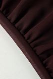 Solid Color Sleeveless Two Piece Skirts Set YWXS-K26L2248