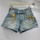 Retro Tight Denim Shorts GZYN-K21025