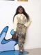 Plus Size Dyeing Printing Loose Jeans GYLN-9455