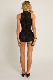 Lace Sleeveless Tie Up Romper GSZM-C26RP203