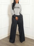 Solid Color Straight Pants GXHF-2126