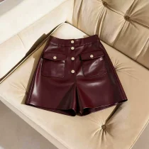 PU Leather Tight Mini Short GPBY-SK8217