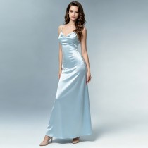 Sexy Solid Color Backless Maxi Dress XEF-K6D08687A