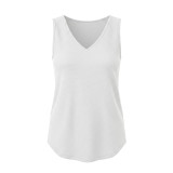 V Neck Knits Sleeveless Tank Top GYZY-9033