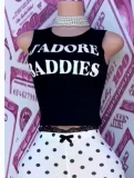 Slim Letter Print Tank Top GNJF-YH23055