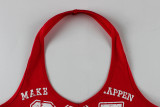 Letter Print Sleeveless Tank Top YWXS-K26L2412
