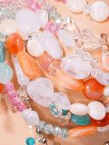 Colored Gemstone Halter Chain Tank Top GZYY-B25266