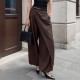 Ruched Irregular Casual Trousers SH-391606