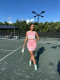 Knits Contrast Color Sleeveless 2 Piece Skirts Set TR-1369