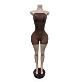 Wrap Chest Solid Color Romper MEM-88707