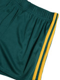 Sport U Neck Tank Top Stripe Short Suit HNIF-ZM028
