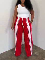 Contrast Color Stripe Drawstring Pants HNIF-MC037
