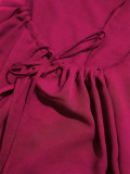Solid Color Halterneck Backless Loose Jumpsuit HNIF-ZM026
