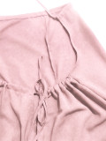 Solid Color Halterneck Backless Loose Jumpsuit HNIF-ZM026