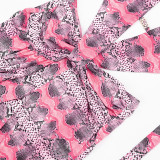 Print Backless Tie Up Jumpsuit GDSF-J26JP199