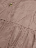 Sleeveless Solid Color Ruffles Long Dress HNIF-MC036