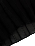 Solid Color Press Pleated Loose Pants HNIF-HN108