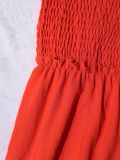 Solid Color Wrap Chest Top Wide Leg Pants Suit HNIF-HN311