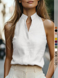 V Neck Sleeveless Shirt GSRX-831