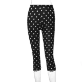 Polka Dot Print Seventh Pants LJSF-P6421566X