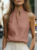 V Neck Sleeveless Shirt GSRX-831