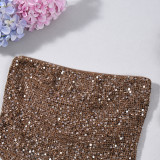 Backless Irregular Sequin Tops GFRT-42282TBG